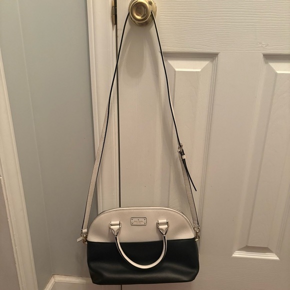 Kate Spade Black and White Dome Purse - Picture 9 of 14